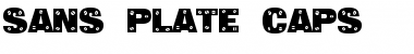 Download Sans Plate Caps Font Download Sans Plate Caps Font