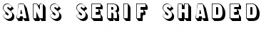 Download Sans Serif Shaded Font Download Sans Serif Shaded Font