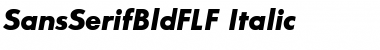 Download SansSerifBldFLF-Italic Font Download SansSerifBldFLF-Italic Font