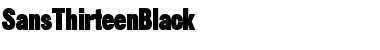Download SansThirteenBlack Font Download SansThirteenBlack Font