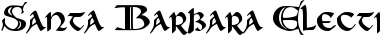 Download Santa Barbara Electric Font Download Santa Barbara Electric Font