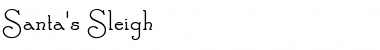 Download Santa's Sleigh Font Download Santa's Sleigh Font