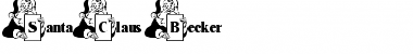 Download SantaClaus Becker Font Download SantaClaus Becker Font