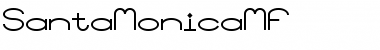Download SantaMonicaMF Font Download SantaMonicaMF Font