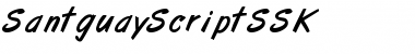 Download SantguayScriptSSK Font Download SantguayScriptSSK Font