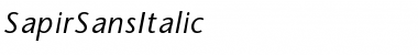 Download SapirSansItalic Font Download SapirSansItalic Font