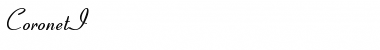 Download CoronetI Font Download CoronetI Font