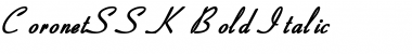 Download CoronetSSK Font Download CoronetSSK Font