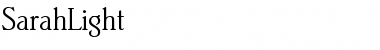 Download SarahLight Font Download SarahLight Font