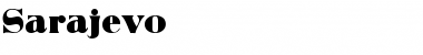Download Sarajevo Font Download Sarajevo Font