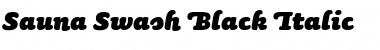 Download Sauna Swash Black Font Download Sauna Swash Black Font