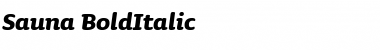 Download Sauna-BoldItalic Font Download Sauna-BoldItalic Font