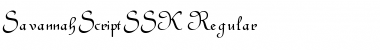 Download SavannahScriptSSK Font Download SavannahScriptSSK Font