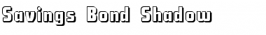 Download Savings Bond Shadow Font Download Savings Bond Shadow Font