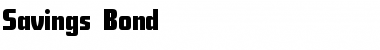 Download Savings Bond Font Download Savings Bond Font