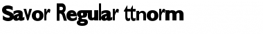 Download Savor Font Download Savor Font