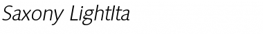 Download Saxony-LightIta Font Download Saxony-LightIta Font