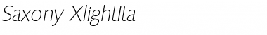 Download Saxony-XlightIta Font Download Saxony-XlightIta Font