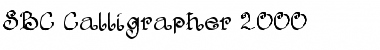 Download SBC Calligrapher 2000 Font Download SBC Calligrapher 2000 Font