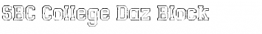 Download SBC College Daz Block Font Download SBC College Daz Block Font