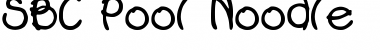 Download SBC Pool Noodle Font Download SBC Pool Noodle Font