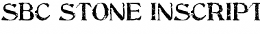 Download SBC Stone Inscription Font Download SBC Stone Inscription Font