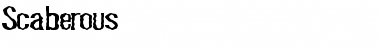 Download Scaberous Font Download Scaberous Font