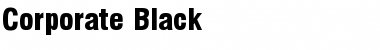 Download Corporate Black Font Download Corporate Black Font