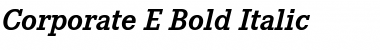 Download Corporate E BQ Font Download Corporate E BQ Font