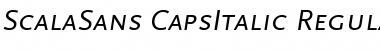 Download ScalaSans-CapsItalic Font Download ScalaSans-CapsItalic Font