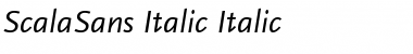 Download ScalaSans-Italic Font Download ScalaSans-Italic Font