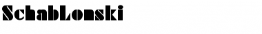 Download SchabLonski Font Download SchabLonski Font