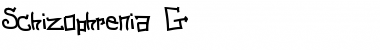 Download Schizophrenia G Font Download Schizophrenia G Font