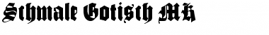 Download Schmale Gotisch MK Font Download Schmale Gotisch MK Font