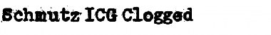 Download Schmutz ICG Clogged Font Download Schmutz ICG Clogged Font