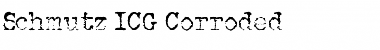 Download Schmutz ICG Corroded Font Download Schmutz ICG Corroded Font