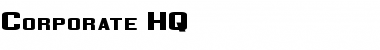 Download Corporate HQ Font Download Corporate HQ Font