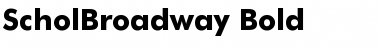 Download ScholBroadway Font Download ScholBroadway Font