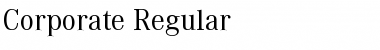 Download Corporate Regular Font Download Corporate Regular Font