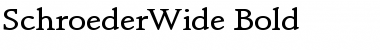 Download SchroederWide Font Download SchroederWide Font