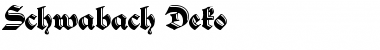 Download Schwabach Deko Font Download Schwabach Deko Font