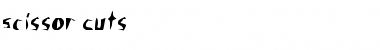 Download Scissor Cuts Font Download Scissor Cuts Font