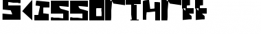 Download ScissorThree Font Download ScissorThree Font