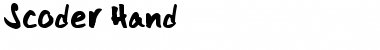 Download Scoder Hand Font Download Scoder Hand Font