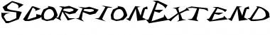 Download ScorpionExtended Font Download ScorpionExtended Font