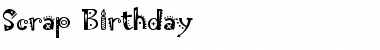 Download Scrap Birthday Font Download Scrap Birthday Font