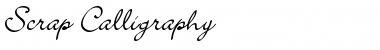 Download Scrap Calligraphy Font Download Scrap Calligraphy Font