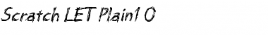 Download Scratch LET Font Download Scratch LET Font