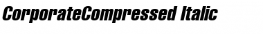 Download CorporateCompressed Font Download CorporateCompressed Font
