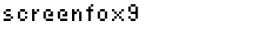 Download screenfox9 Font Download screenfox9 Font